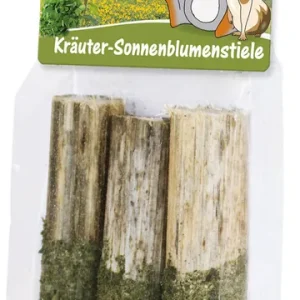 Zertifiziert JR FARM Kräuter-Sonnenblumenstiele 20g Kleintiersnack